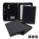 Picture of TRIM SANDRINGHAM NAPPA LEATHER COLOURS DELUXE A4 ZIP RING BINDER