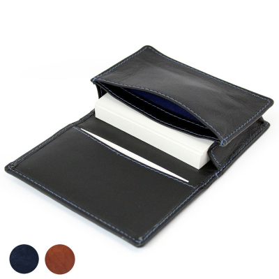 Picture of TRIM SANDRINGHAM NAPPA LEATHER BUSINESS CARD HOLDER