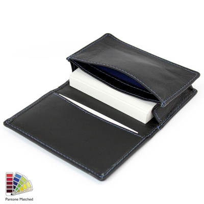 Picture of SANDRINGHAM NAPPA LEATHER BUSINESS CARD HOLDER MADE TO ORDER in Any Pantone Colour