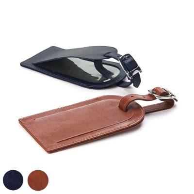 Picture of LUGGAGE TAG in Trim Sandringham Nappa Leather Colours.