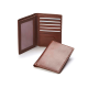 Picture of SANDRINGHAM NAPPA LEATHER DELUXE PASSPORT WALLET in Black