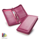 Picture of PANTONE MATCHED SANDRINGHAM LEATHER ZIP TRAVEL WALLET