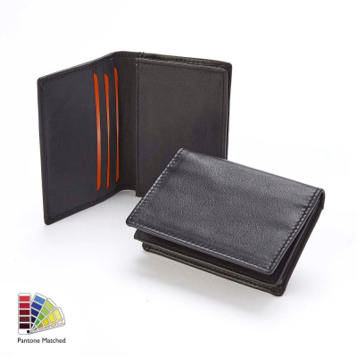 Picture of SANDRINGHAM NAPPA LEATHER BUSINESS CARD HOLDER MADE TO ORDER in Any Pantone Colour