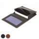 Picture of TRIM SANDRINGHAM NAPPA LEATHER BUSINESS CARD HOLDER with Travel or Oyster Card Window