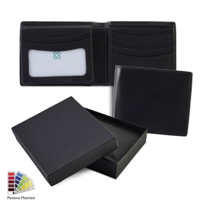 Picture of SANDRINGHAM NAPPA LEATHER DELUXE BILLFOLD WALLET MADE TO ORDER in Any Pantone Colour