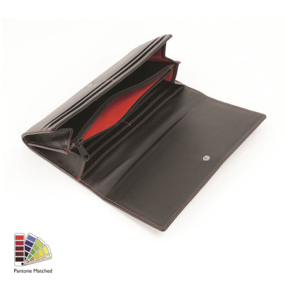 Picture of SANDRINGHAM NAPPA LEATHER LUXURY PURSE MADE TO ORDER in Any Pantone Colour