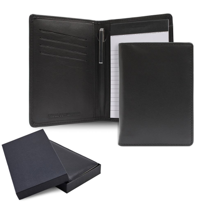 Picture of SANDRINGHAM NAPPA LEATHER NOTE BOOK JOTTER & PEN