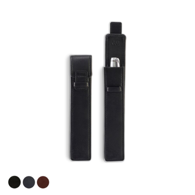 Picture of TRIM SANDRINGHAM NAPPA COLOURS LEATHER PEN CASE