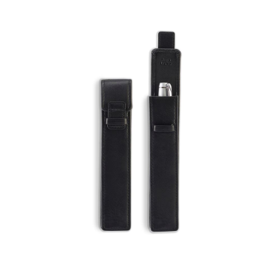 Picture of SANDRINGHAM NAPPA LEATHER PEN CASE in Black