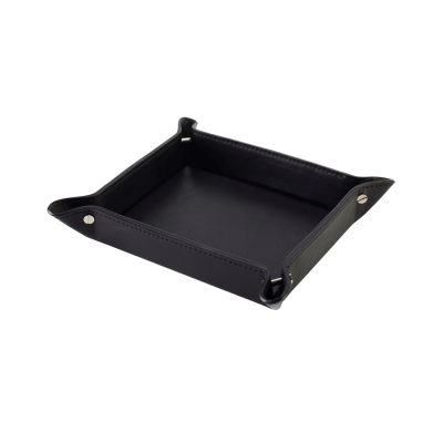 Picture of SANDRINGHAM NAPPA LEATHER DESK TIDY ORGANIZER OR COIN TRAY.