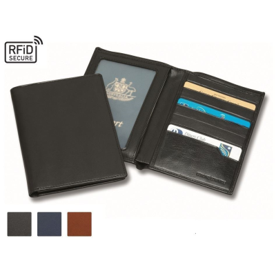 Picture of TRIM SANDRINGHAM NAPPA LEATHER COLOURS, DELUXE RFID PASSPORT WALLET