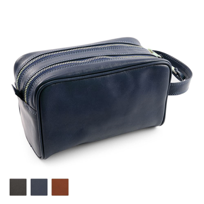 Picture of TRIM SANDRINGHAM NAPPA LEATHER COLOURS, WASH BAG