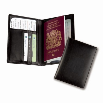 Picture of DELUXE PASSPORT COVER BALMORAL BONDED LEATHER