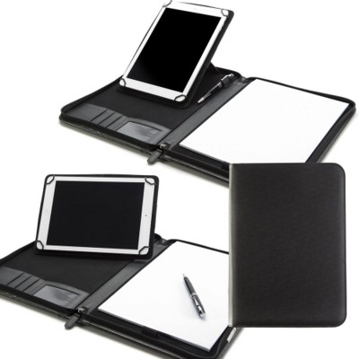 Picture of HOUGHTON ZIP ADJUSTABLE A4 TABLET CASE in Black.