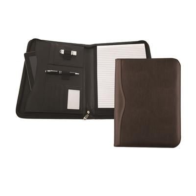 Picture of HOUGHTON PU DELUXE ZIP AROUND FOLDER with Tablet or Laptop Pocket