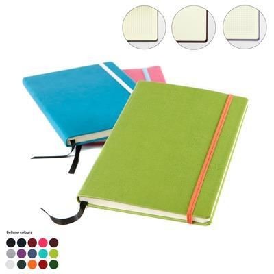 Picture of A5 CASEBOUND NOTE BOOK with Elastic Strap.