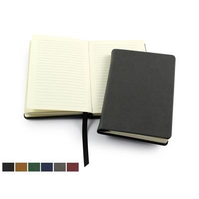 Picture of BIO-DEGRADABLE POCKET CASEBOUND NOTE BOOK with 100% Recycled Lined Paper.