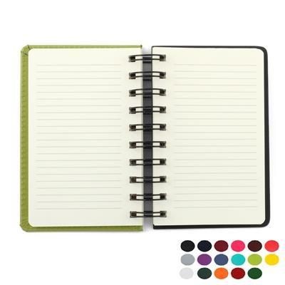 Picture of A6 WIRO NOTE BOOK BELLUNO PU COLOURS.