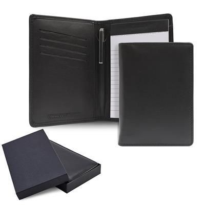 Picture of SANDRINGHAM NAPPA LEATHER NOTE BOOK JOTTER & PEN.