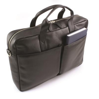 Picture of SANDRINGHAM NAPPA LEATHER COMMUTER BAG in Soft Touch Genuine Leather.