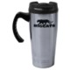 Picture of METAL TRAVEL MUG in Brushed Silver Stainless Steel Metal