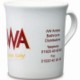 Picture of NEWBURY CERAMIC POTTERY MUG in White