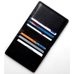 Picture of CREDIT CARD HOLDER in Chelsea Leather.