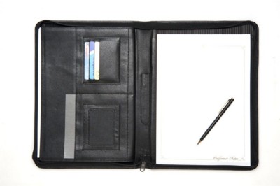 Picture of A4 ZIP CONFERENCE FOLDER with Expandable Storage.