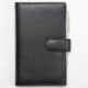 Picture of CHELSEA LEATHER POCKET DIARY & NOTE BOOK WALLET in Black with Magnetic Clasp
