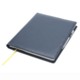 Picture of CHELSEA LEATHER COMB BOUND QUARTO DESK NOTE BOOK WALLET