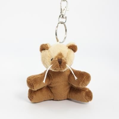 Picture of 11CM SITTING PATCH KEYRING CAT.