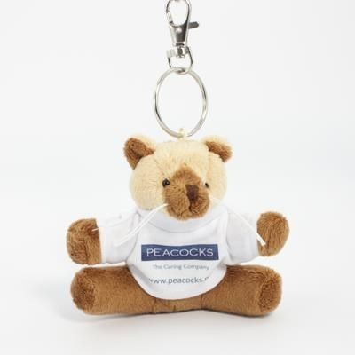 Picture of 11CM SITTING PATCH KEYRING CAT.