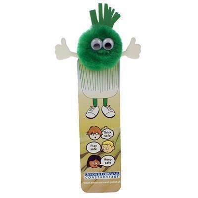 Picture of HEALTHY EATING LEEK BOOKMARK AD-BUG.