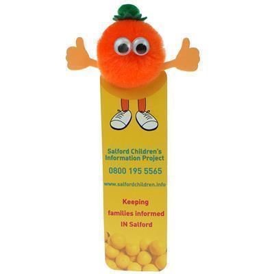 HEALTHY EATING ORANGE BOOKMARK AD-BUG.