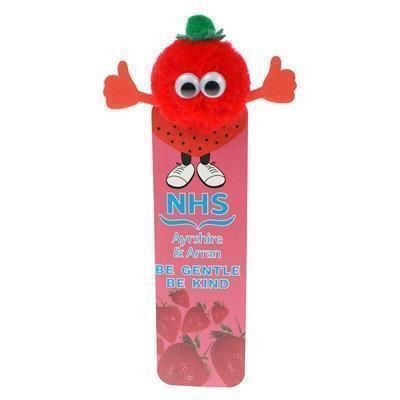 Picture of HEALTHY EATING STRAWBERRY BOOKMARK AD-BUG