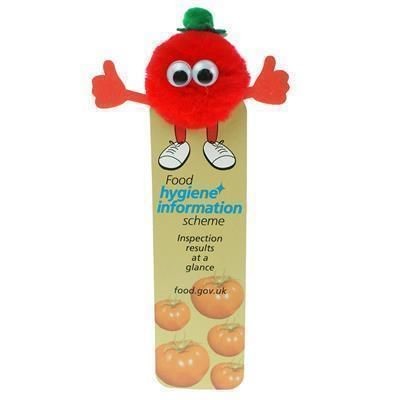 Picture of HEALTHY EATING TOMATO BOOKMARK AD-BUG