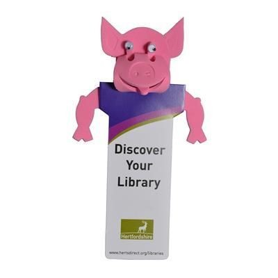 PIG BOOKMARK.