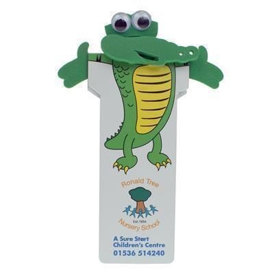 Picture of CROCODILE BODY BOOKMARK.