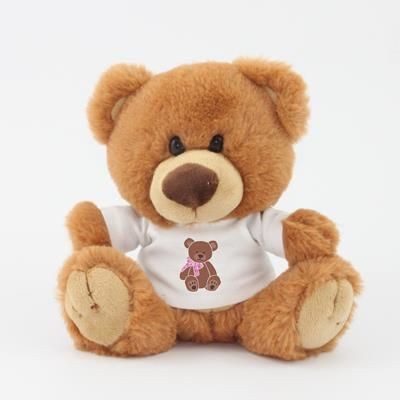 Picture of 15CM CHARLIE BEAR with Bow.