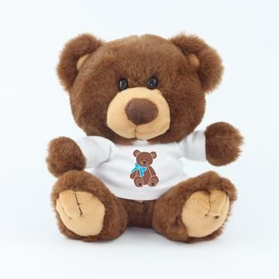 Picture of 15CM CHARLIE BEAR with Bow.