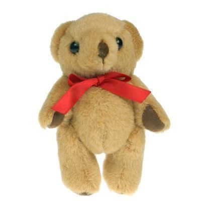 Picture of 13CM PLAIN HONEY JOINTED BEAR.