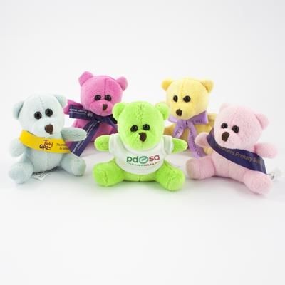 Picture of 10CM MINI COLOUR BEAR with Sash.