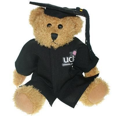 Picture of 25CM SPARKIE BEAR with Cap & Gown.