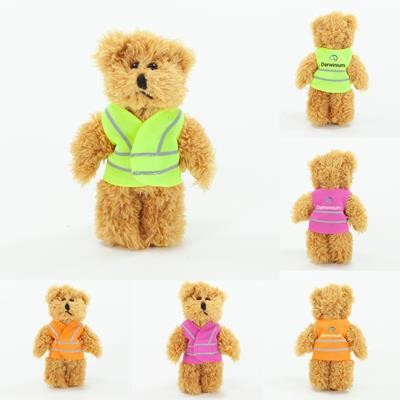 Picture of 15CM SPARKIE BEAR with Hi-vis Vest