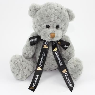 Picture of 15CM BOW SMOKEY WAFFLE BEAR
