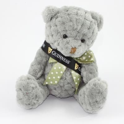 Picture of 15CM SASH SMOKEY WAFFLE BEAR