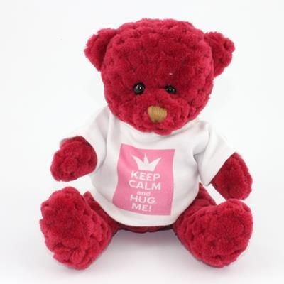 Picture of 15CM TEE SHIRT BERRY WAFFLE BEAR