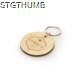 Picture of ROUND WOOD KEYRING
