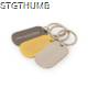 Picture of METAL DOG TAG KEYRING