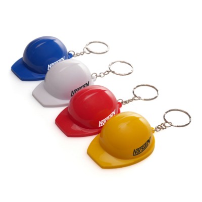 Picture of HARD HAT BOTTLE OPENER KEYRING.